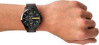 Armani Exchange Hampton AX2164 Men's Chronograph Watch – Black Dial with Black Stainless Steel Strap