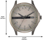 Armani Exchange Hampton AX2194 Men's Chronograph – Grey Dial with Matching Grey Stainless Steel Strap