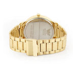 Armani Exchange Cayde AX2707 Men's Analog Watch – Gold Dial with Coordinated Gold Stainless Steel Strap