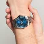 longines Conquest 41mm - Sunray Blue on Bracelet
