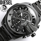 Diesel DZ4283 Mega Chief Chronograph Men's Watch – Black Dial & Black Steel Strap