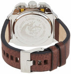 Diesel DZ7343 BAMF Chronograph Men's Watch – Beige Dial & Brown Leather Strap