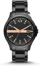 Armani Exchange Hampton AX2150 Men's Chronograph – Black Dial with Black Stainless Steel Bracelet