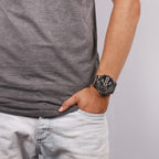Diesel DZ7331 Big Daddy 2.0 Chronograph Men's Watch – Blue Dial & Grey Stainless Steel Strap