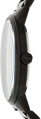 Armani Exchange Cayde AX2701 Men's Analog Watch – Black Dial with Black Stainless Steel Strap