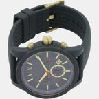 Armani Exchange Outerbanks AX1335 Men's Chronograph Watch – Blue Dial with Blue Silicone Strap