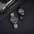 Armani Exchange Hampton AX2104 Men's Chronograph – Black Dial with Black Stainless Steel Strap