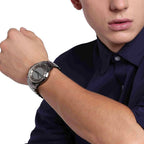 Armani Exchange Hampton AX2194 Men's Chronograph – Grey Dial with Matching Grey Stainless Steel Strap