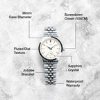 C1 Ceremony Cream - 34mm Quartz