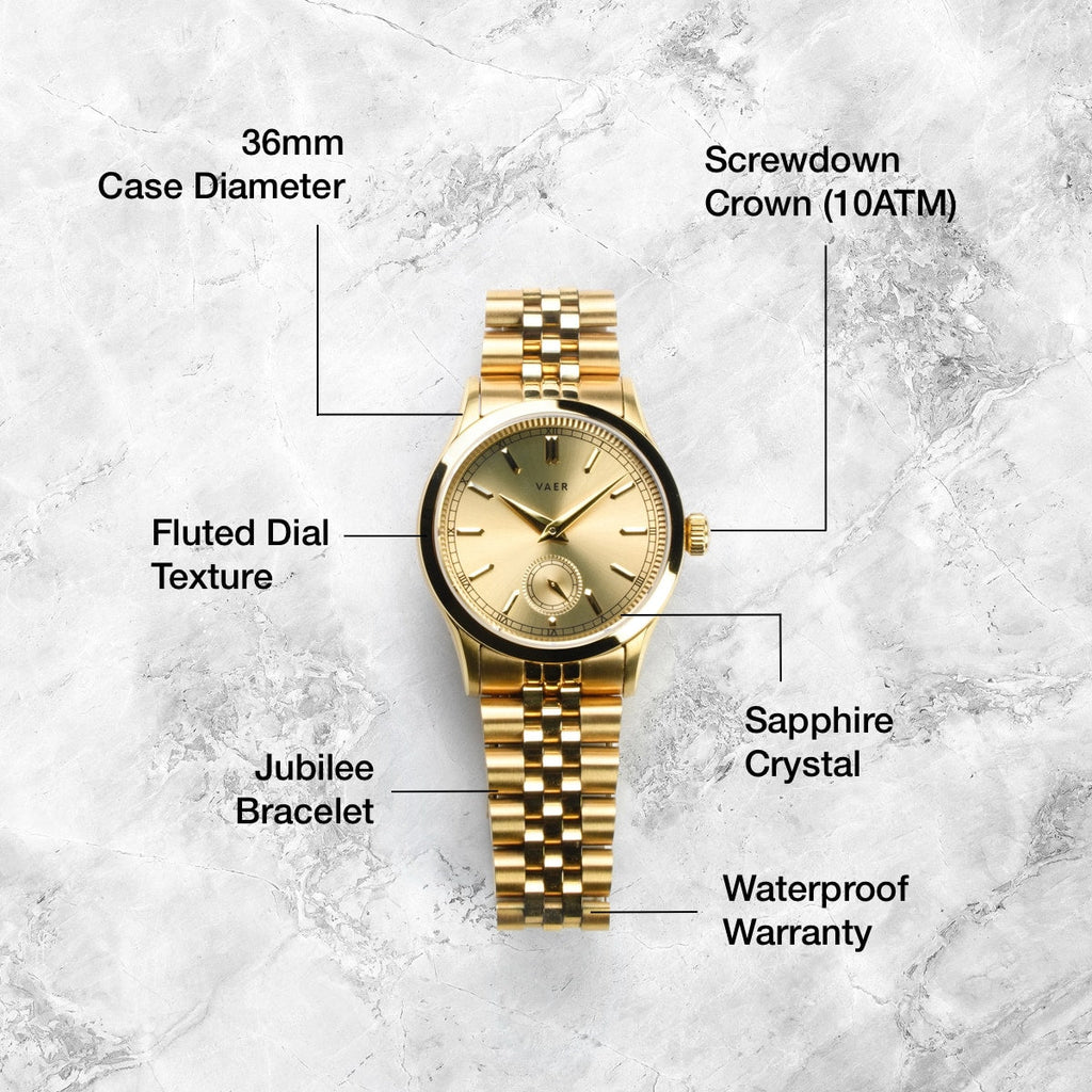 C1 Ceremony Gold - 34mm Quartz