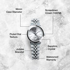 C1 Ceremony Silver - 34mm Quartz