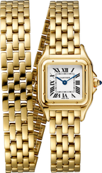 Panthère de Cartier Small Model | 22mm, 18K Yellow Gold, White Dial, Ref. WGPN0046