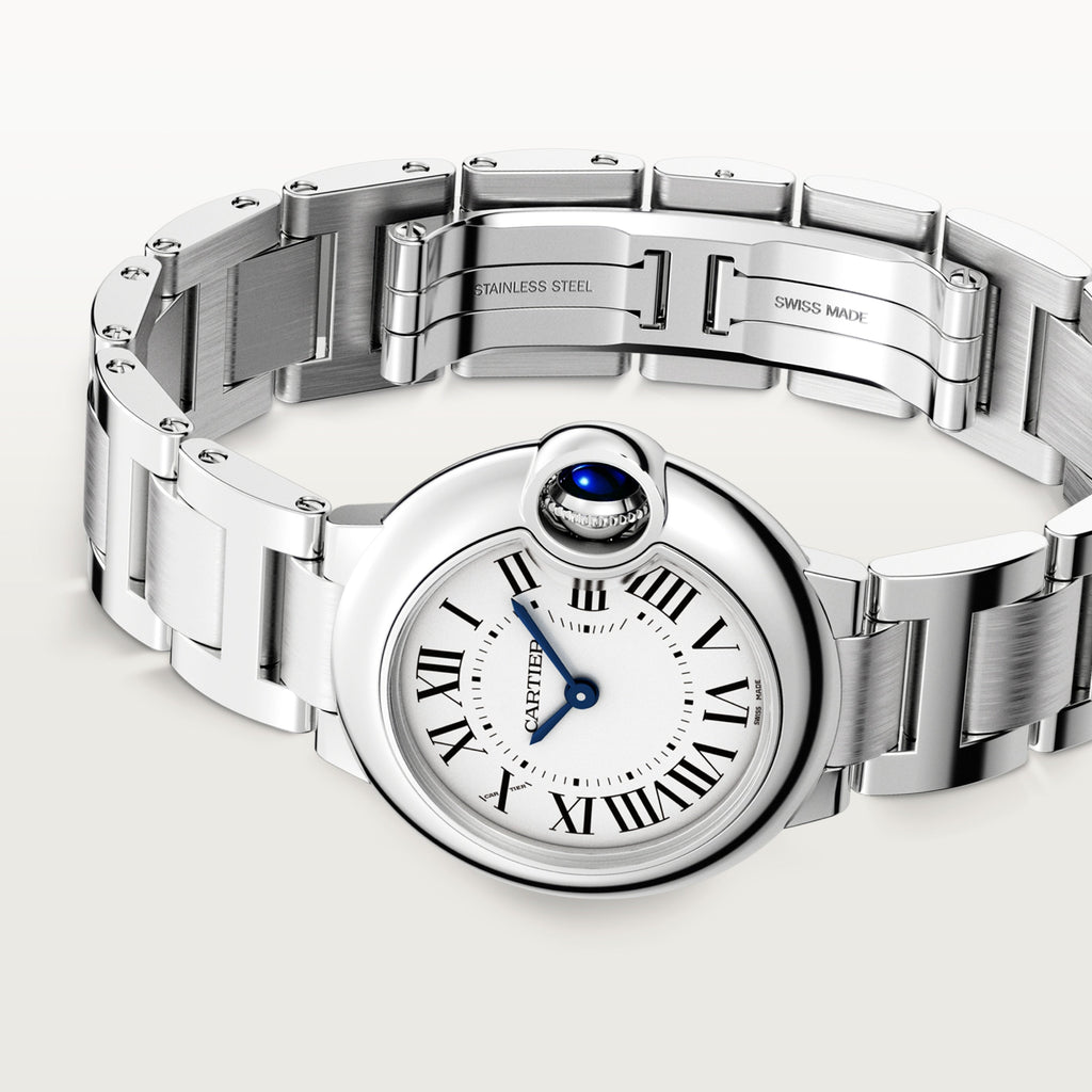 Ballon Bleu de Cartier 28 | 28mm, Steel, Silvered Dial