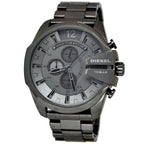 Diesel DZ4282 Mega Chief Chronograph Men's Watch – Grey Dial & Grey Stainless Steel Strap