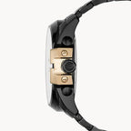 Diesel DZ4338 Mega Chief Chronograph Men's Watch – Black Dial & Black Stainless Steel Strap
