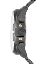 Diesel DZ4466 Mega Chief Chronograph Men's Watch – Grey Dial & Grey Stainless Steel Strap