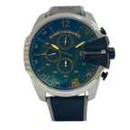 Diesel DZ4523 Mega Chief Chronograph Men's Watch – Black Dial & Grey Nylon Strap