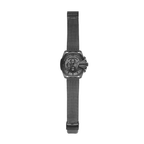 Diesel DZ4527 Mega Chief Chronograph Men's Watch – Black Dial & Black Mesh Strap