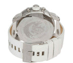 Diesel DZ7265 Badass Chronograph Men's Watch – White Dial & White Leather Strap