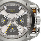 Diesel DZ7343 BAMF Chronograph Men's Watch – Beige Dial & Brown Leather Strap