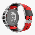 Diesel DZ7423 Mr. Daddy 2.0 Chronograph Men's Watch – Grey Dial & Red Rubber Strap