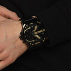 Diesel DZ7435 Mr. Daddy 2.0 Chronograph Men's Watch – Black Dial & Black Stainless Steel Strap