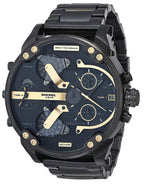 Diesel DZ7312 Big Daddy Chronograph Men's Watch – Black Dial & Black Stainless Steel Strap