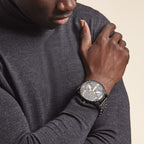 Diesel DZ7435 Mr. Daddy 2.0 Chronograph Men's Watch – Black Dial & Black Stainless Steel Strap
