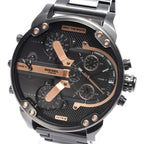 Diesel DZ7312 Big Daddy Chronograph Men's Watch – Black Dial & Black Stainless Steel Strap
