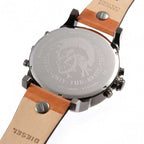 Diesel DZ7332 Mr. Daddy 2.0 Chronograph Men's Watch – Black Dial & Brown Leather Strap