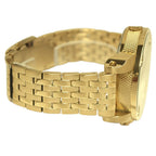 Diesel DZ7287 Big Daddy Analog Men's Watch – Gold Dial & Gold Stainless Steel Strap
