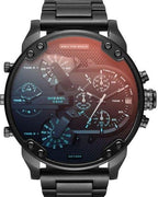 Diesel DZ7395 Mr. Daddy 2.0 Chronograph Men's Watch – Black Dial & Black Stainless Steel Strap