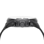 Diesel DZ4527 Mega Chief Chronograph Men's Watch – Black Dial & Black Mesh Strap