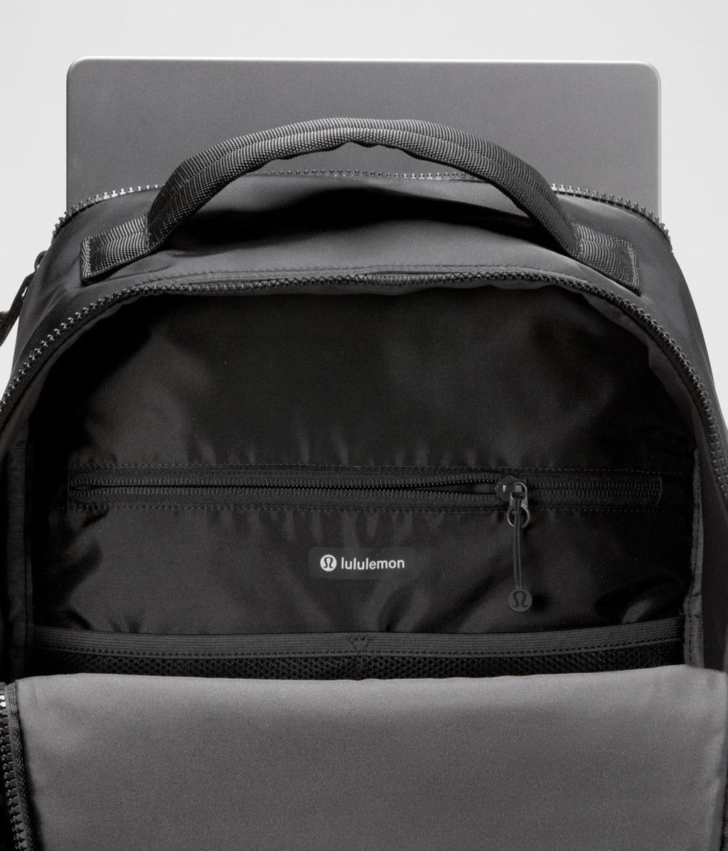 Lululemon Backpack New Crew Black New With Tags 22L
