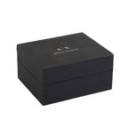 Armani Exchange Outerbanks AX7105 Men's Chronograph Watch – Black Dial with Black Stainless Steel Strap
