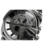 Diesel DZ4282 Mega Chief Chronograph Men's Watch – Grey Dial & Grey Stainless Steel Strap
