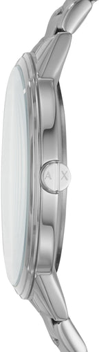 Armani Exchange Cayde AX2700 Men's Analog Watch – Black Dial with Silver Stainless Steel Bracelet
