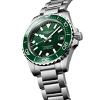 longines HydroConquest 39mm - Green on Bracelet