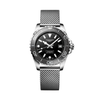 longines HydroConquest 39mm - Black on Mesh Bracelet