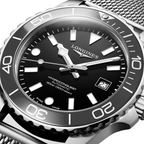 longines HydroConquest 42mm - Black on Mesh Bracelet
