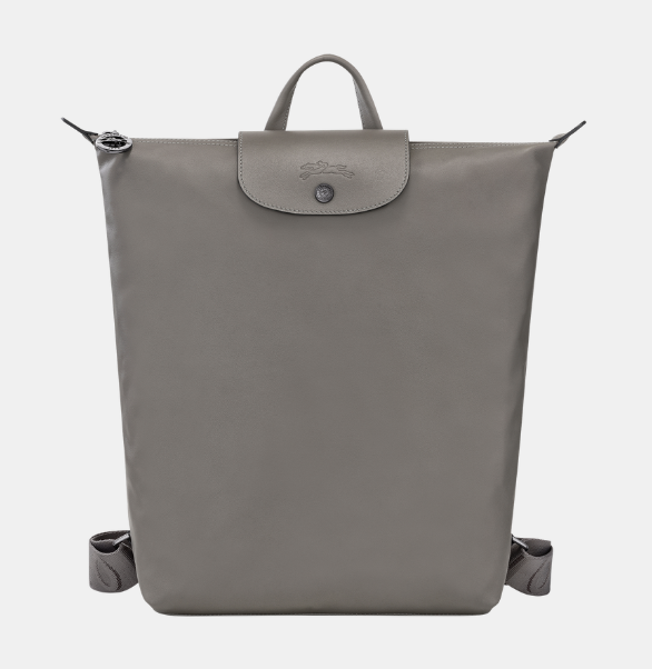Longchamp Le Pliage Xtra Leather Backpack - Medium - Turtledove