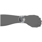 Diesel DZ4465 Mega Chief Chronograph Men's Watch – Blue Dial & Silver Stainless Steel Strap