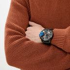 Diesel DZ4500 Mega Chief Chronograph Men's Watch – Black Dial & Black Nylon Strap