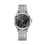 longines Heritage Classic Sector Dial 38.5mm - Black on Bracelet