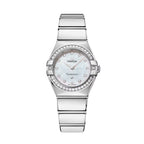 OMEGA Constellation Diamonds Quartz 25mm - White, Mother-of-Pearl on Bracelet