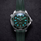 OMEGA Seamaster Diver 300M 42mm - Green on Rubber Strap