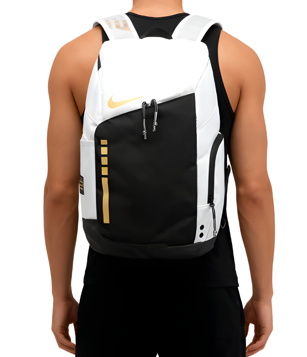 Elite Backpack White Gold