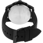 Armani Exchange Outerbanks AX1343 Men's Chronograph Watch – Black Dial with Black Silicone Strap