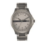 Armani Exchange Hampton AX2194 Men's Chronograph – Grey Dial with Matching Grey Stainless Steel Strap