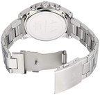 Armani Exchange Drexler AX2600 Men's Chronograph Watch – Black Dial with Silver Stainless Steel Strap